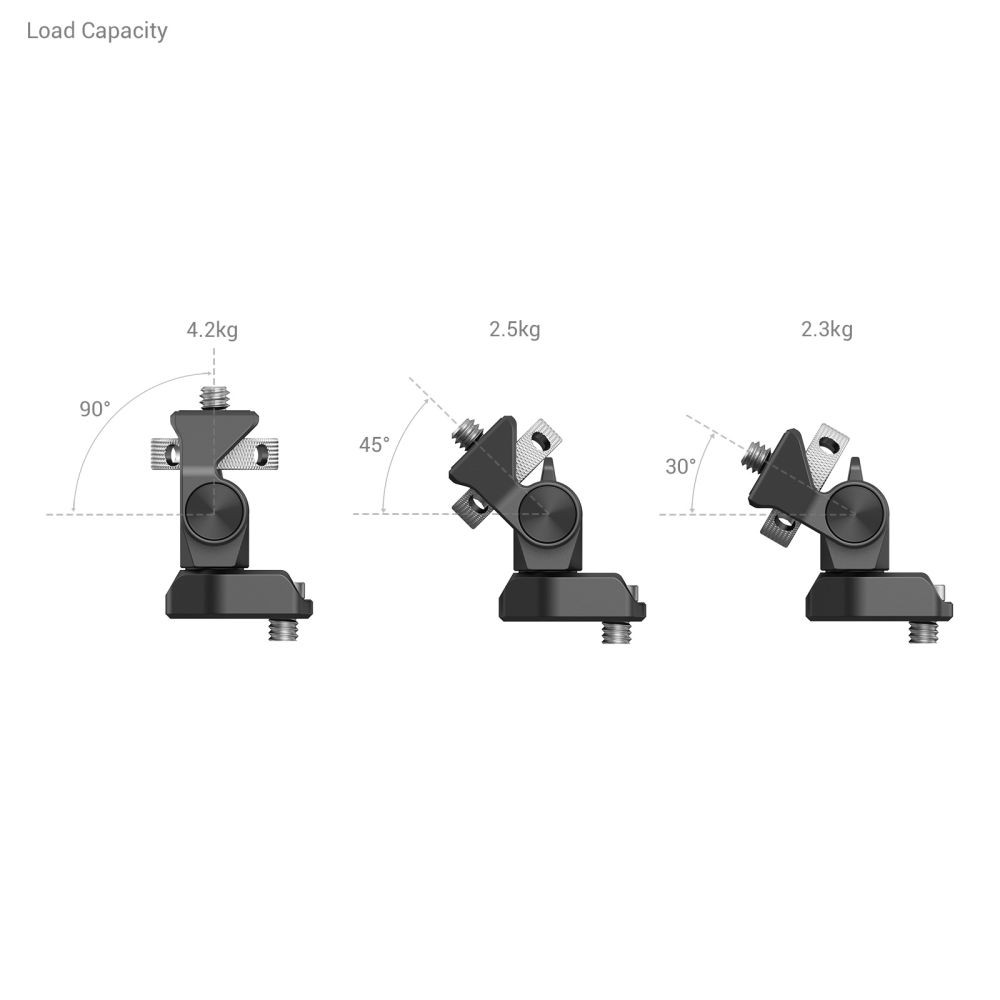 SmallRig Swivel and Tilt Adjustable Monitor Mount with 1/4"-20 Screws Mount 2904B