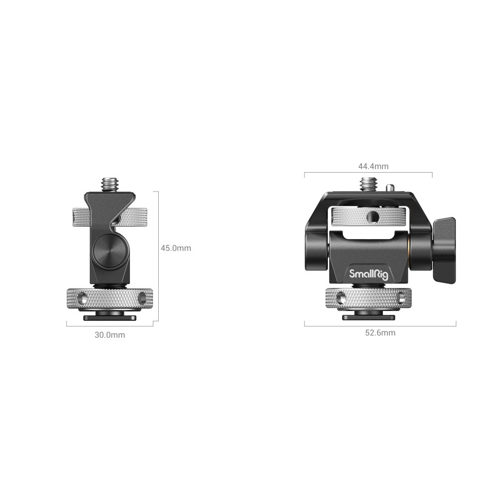 SmallRig Swivel and Tilt Adjustable Monitor Mount with Cold Shoe Mount 2905B