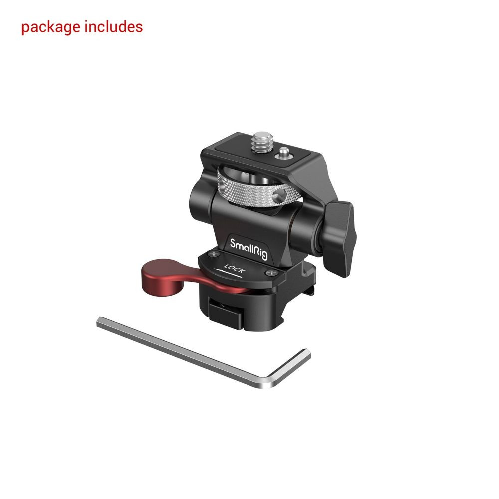 SmallRig 2906B Clamp Mount For 5" To 7" Field Monitor – NATO Quick-Release, Aluminum Alloy, Camera Holder