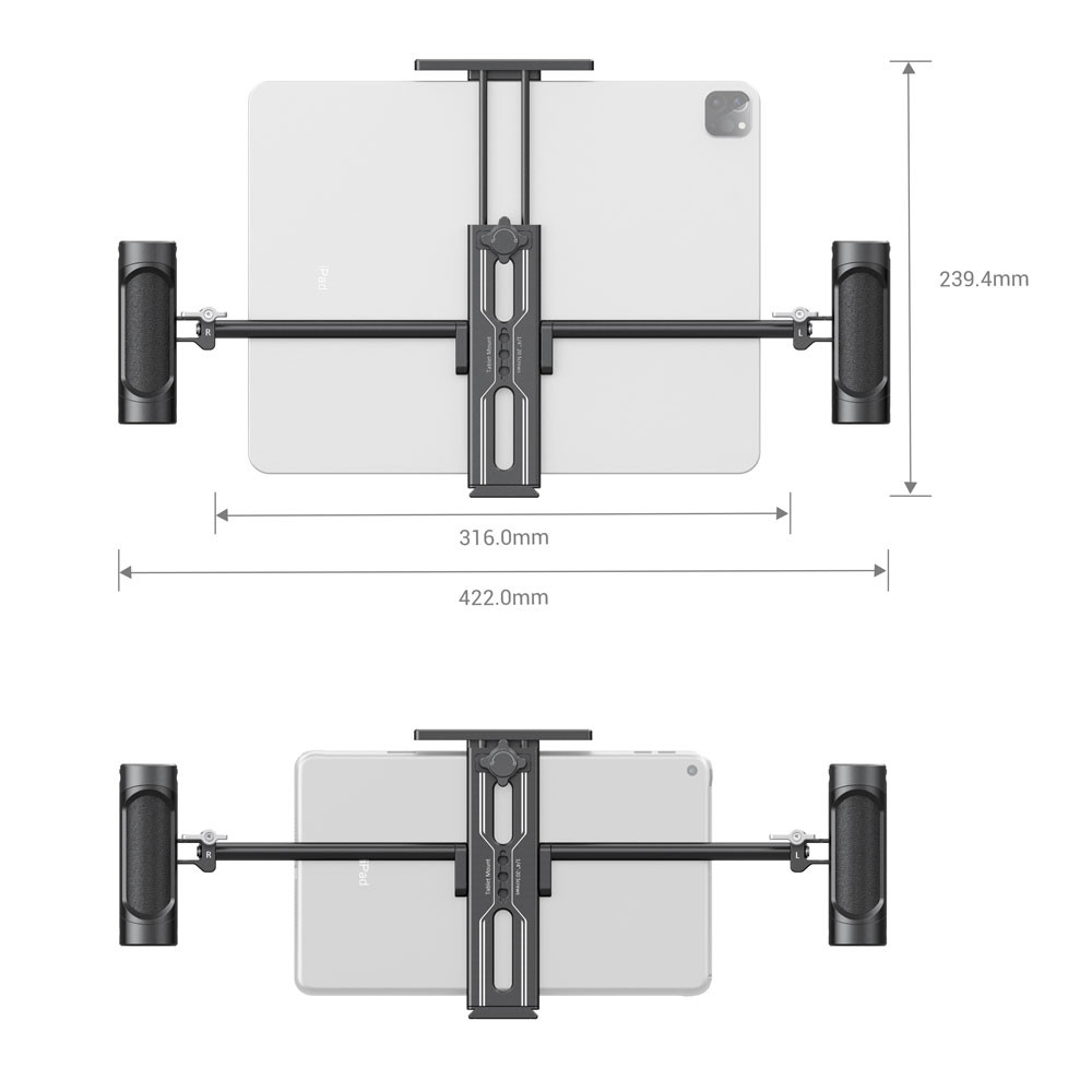 SmallRig Tablet Mount with Dual Handgrip for iPad 2929B