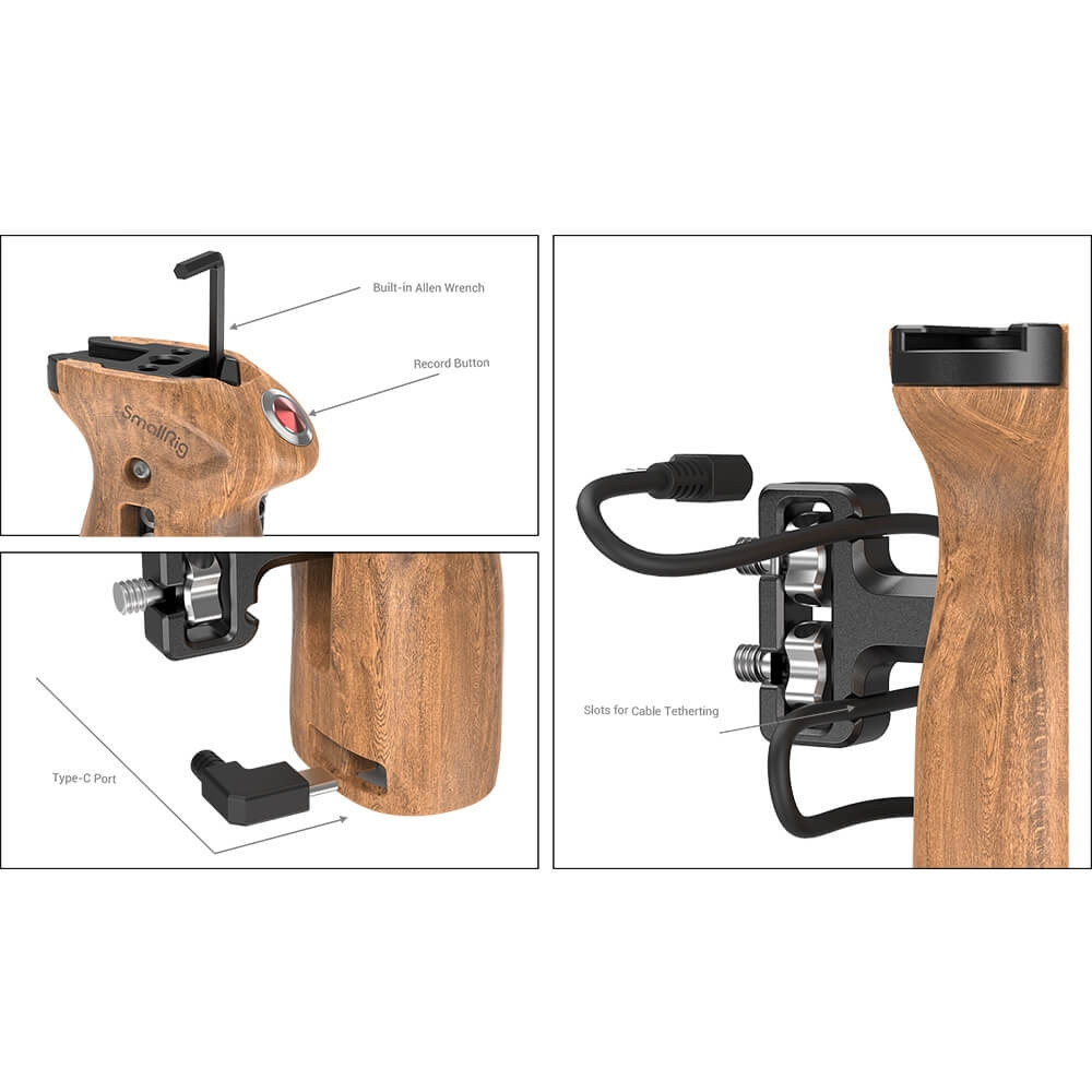 SmallRig Side Handle with Remote Trigger for Panasonic and Fujifilm Mirrorless Cameras 2934
