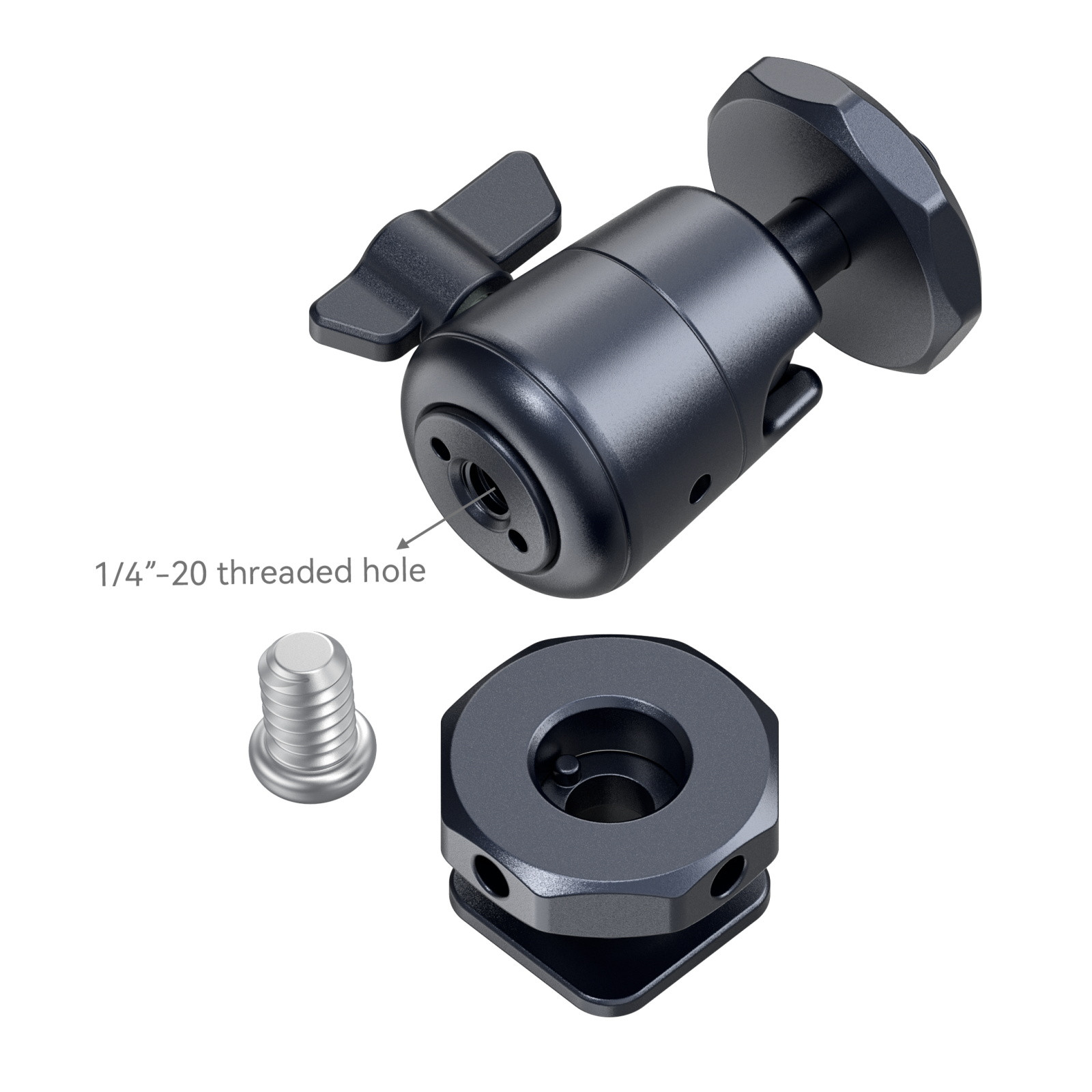 SmallRig mini Ball-Head Mounting Support Kit with Removable Cold Shoe (2pcs) 2948B