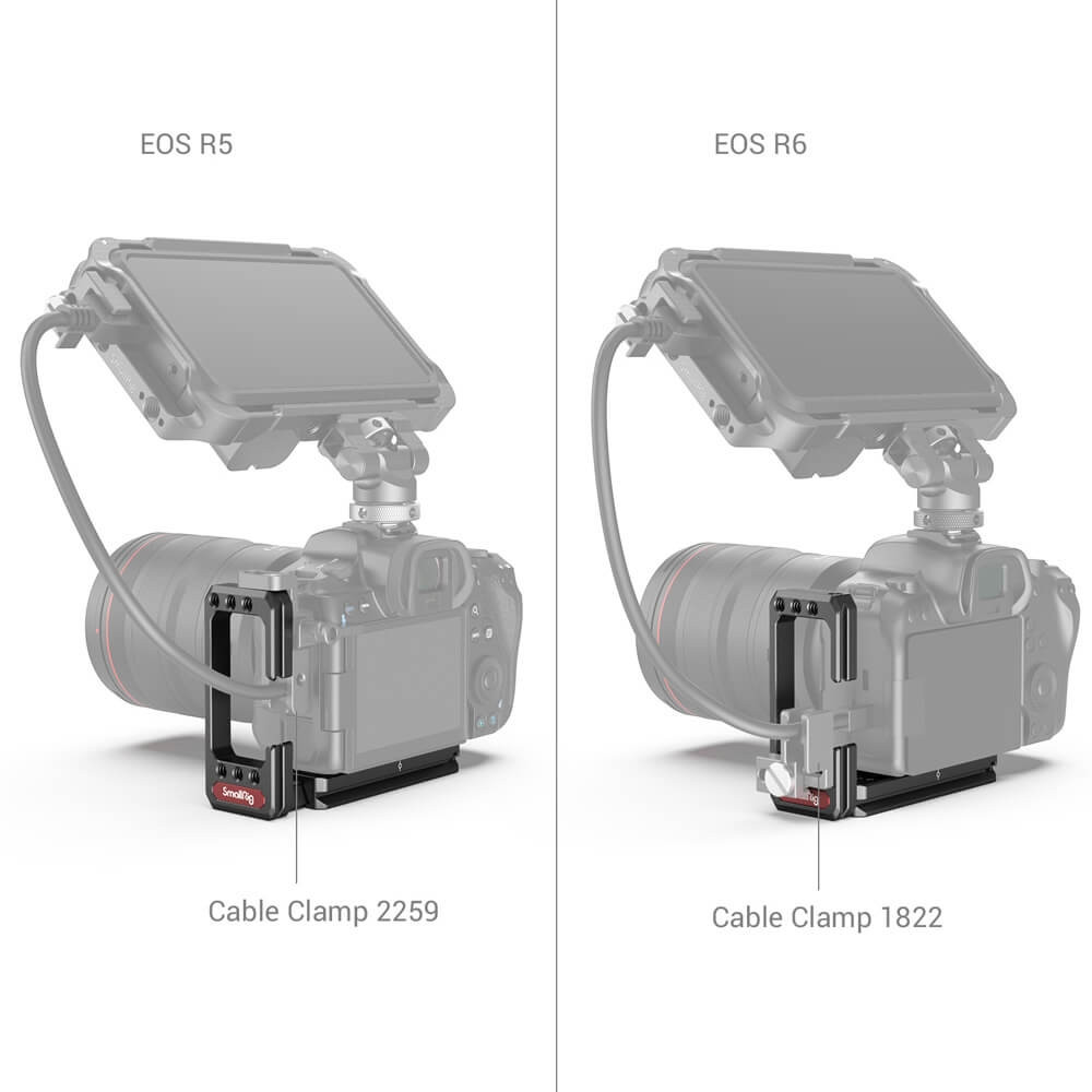 SmallRig L-Bracket for Canon EOS R5 / EOS R6 / EOS R5 C / EOS R6 Mark II 2976B