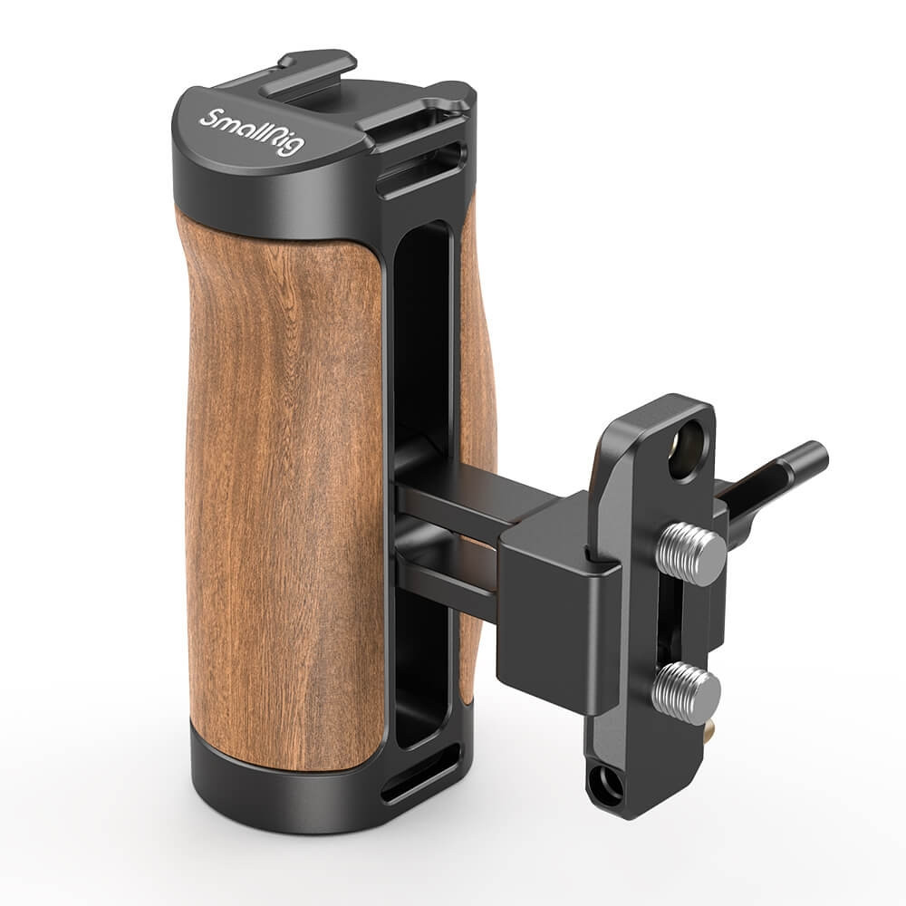 SmallRig Wooden NATO Side Handle （with Quick Release NATO Rail）2978