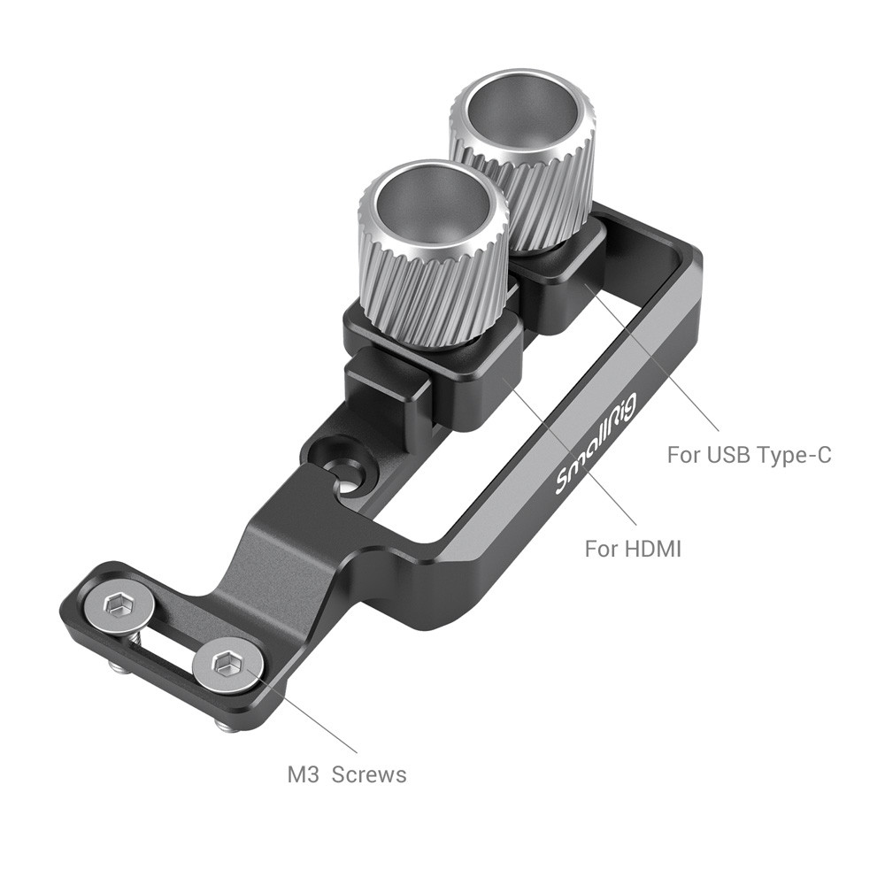 SmallRig HDMI and USB-C Cable Clamp for EOS R5/R6/R5 C Cage 2981