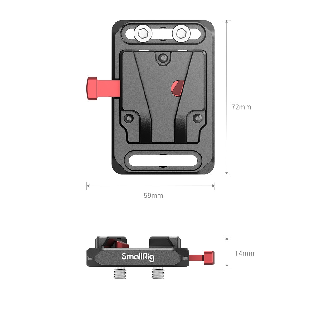 SmallRig Mini V Mount Battery Plate 2987