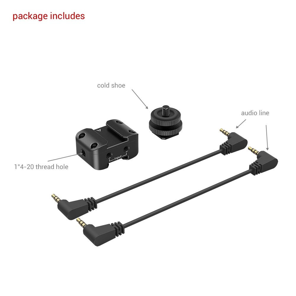 SmallRig Two-in-one Bracket for Rode Wireless Microphone 2996