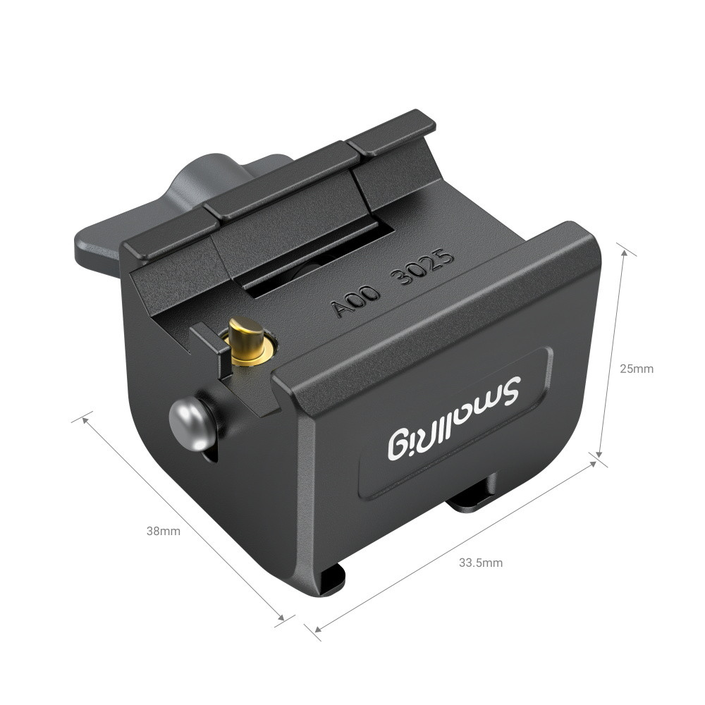 SmallRig NATO Clamp Accessory Mount for DJI RS 2 / RSC 2 / RS 3 / RS 3 Pro / RS 4 / RS 4 Pro / RS 4 Mini 3025