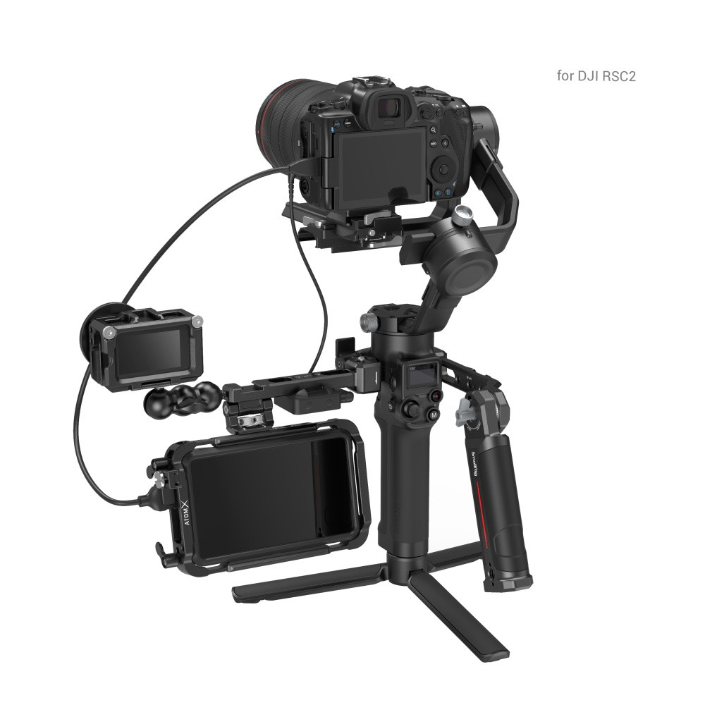 SmallRig Monitor Mount with NATO Clamp for DJI RS 2 / RSC 2 / RS 3 / RS