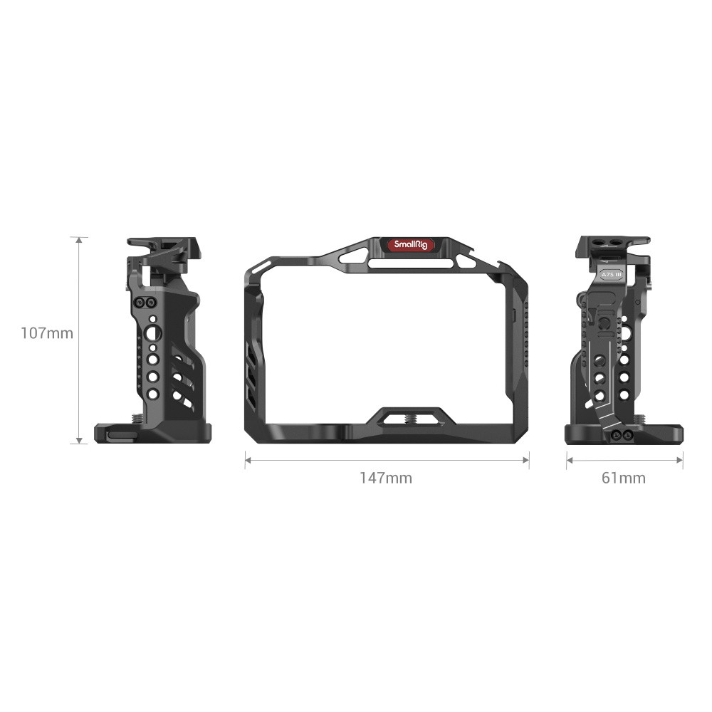 SmallRig Lightweight Camera Cage for Sony Alpha 7S III 3065D