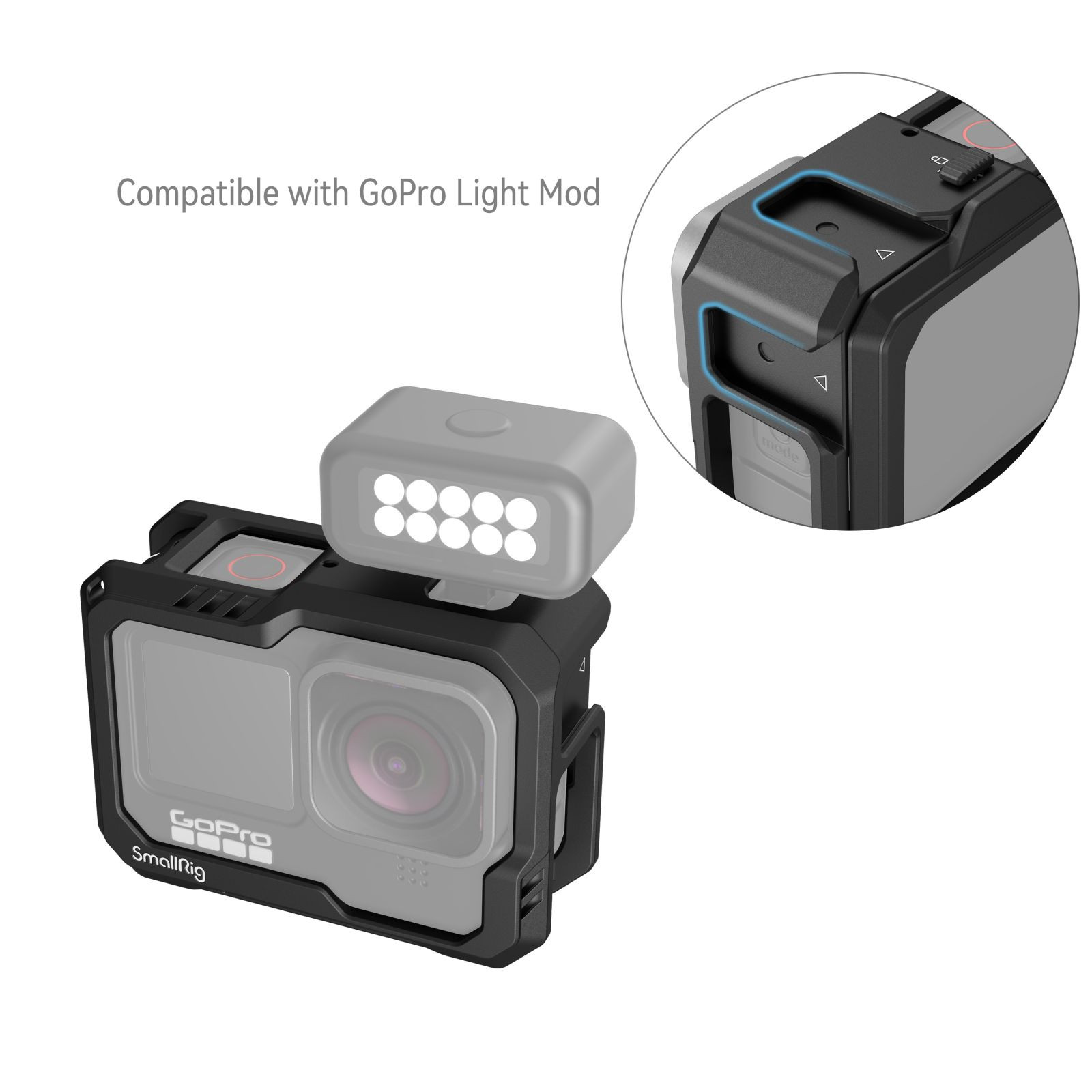 Vlogging Cage Case for GoPro Hero 12 / Hero 11 / Hero 10 / Hero 9