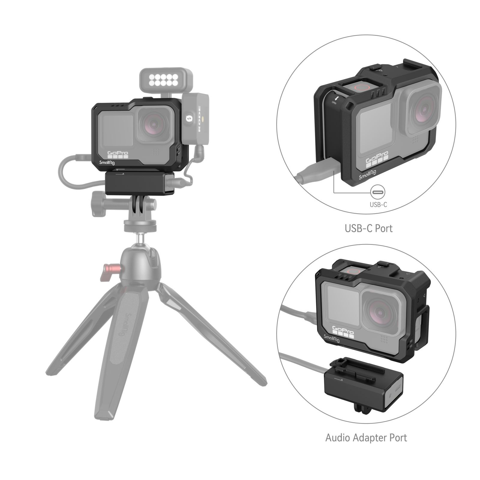 SmallRig Cage Kit for GoPro Hero 12 / 11 / 10 / 9 Black 3083C