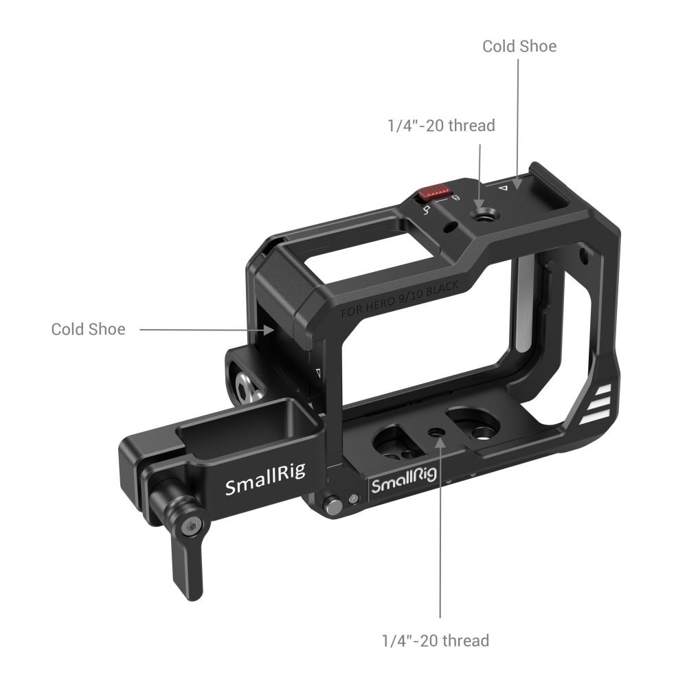 SmallRig Cage for GoPro Hero 12 / 11 / 10 / 9 Black 3084C