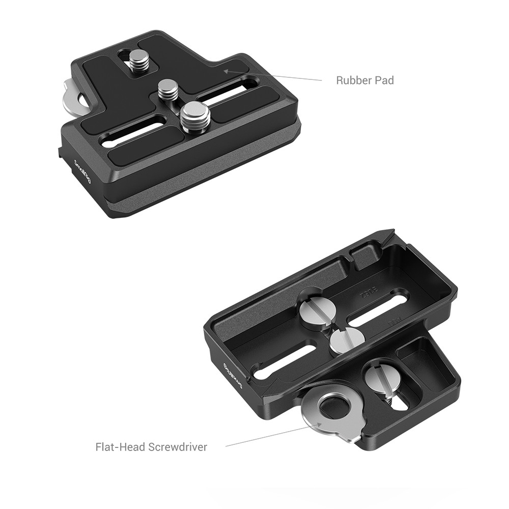 SmallRig Extended Arca-Type Quick Release Plate for DJI RS 2 / RSC 2 RS 3 / RS 3 ProGimbal 3162B