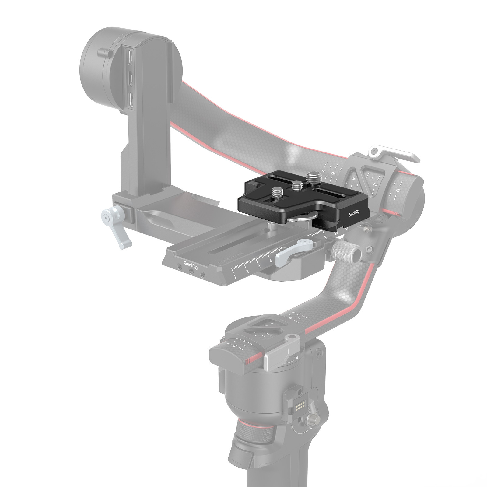 SmallRig Extended Arca-Type Quick Release Plate for DJI RS 2 / RSC 2 RS 3 / RS 3 ProGimbal 3162B