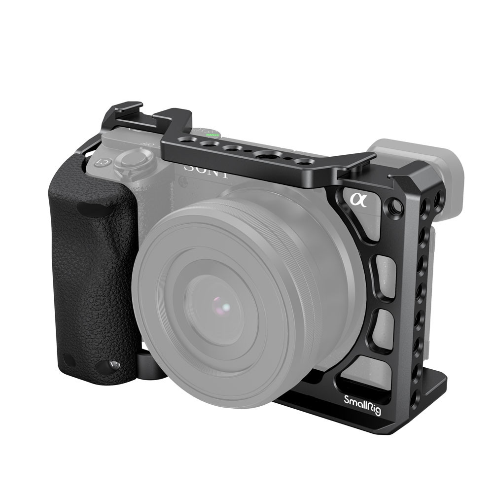 SmallRig Cage with Silicone Handle for Sony A6100/A6300/A6400 Camera 3164