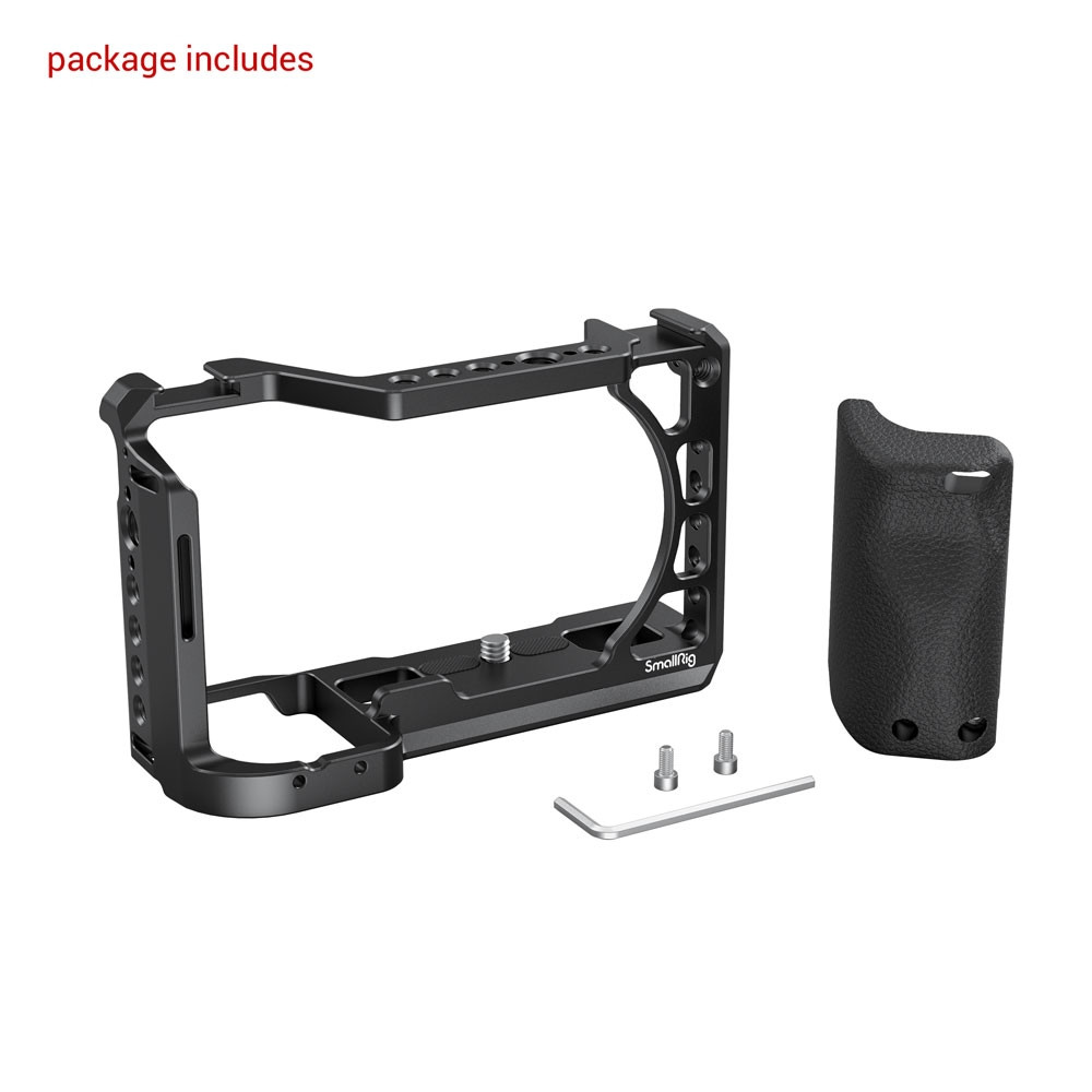 SmallRig Cage with Silicone Handle for Sony A6100/A6300/A6400 Camera 3164