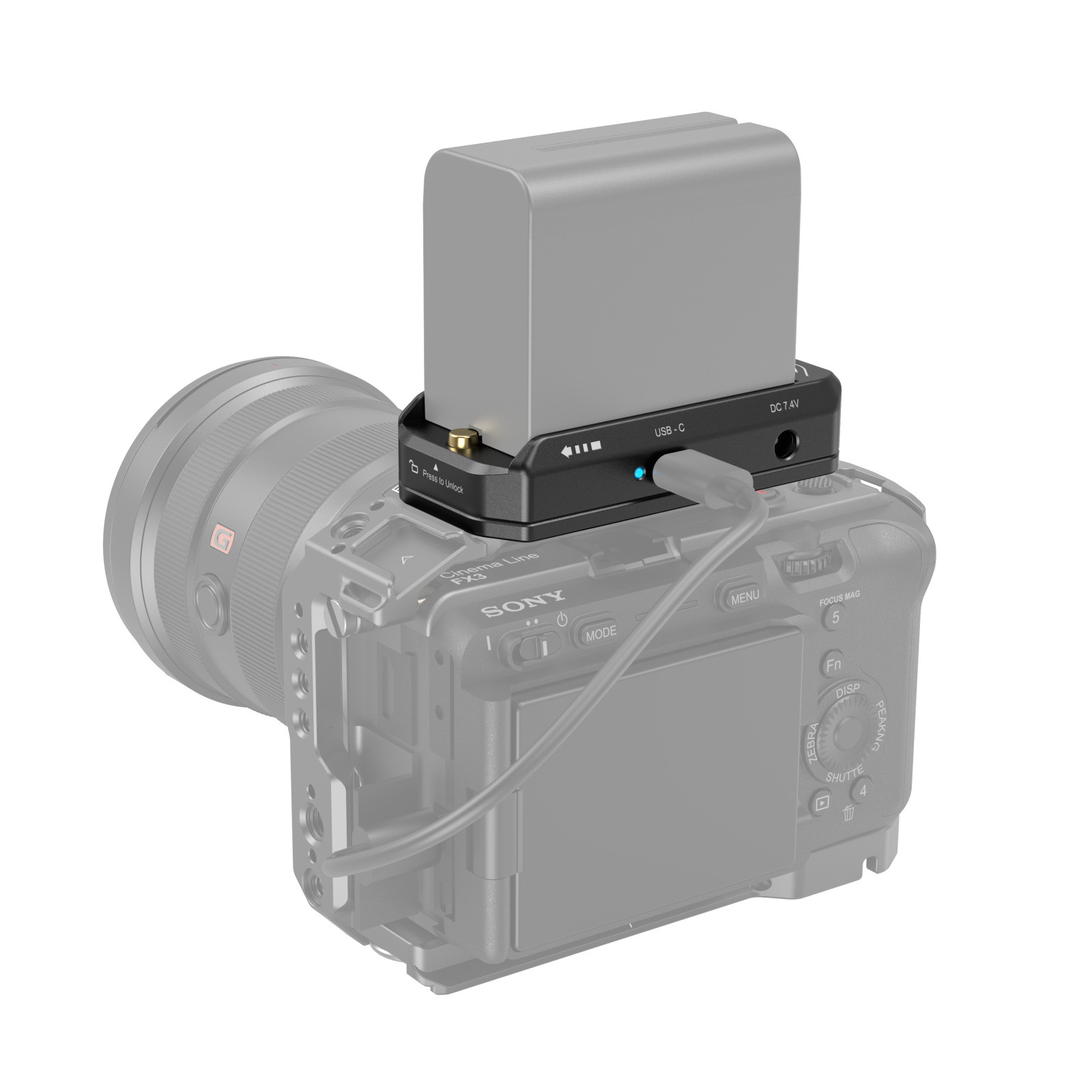 SmallRig NP-F Battery Adapter Mount Plate (Advanced Edition) 3168B