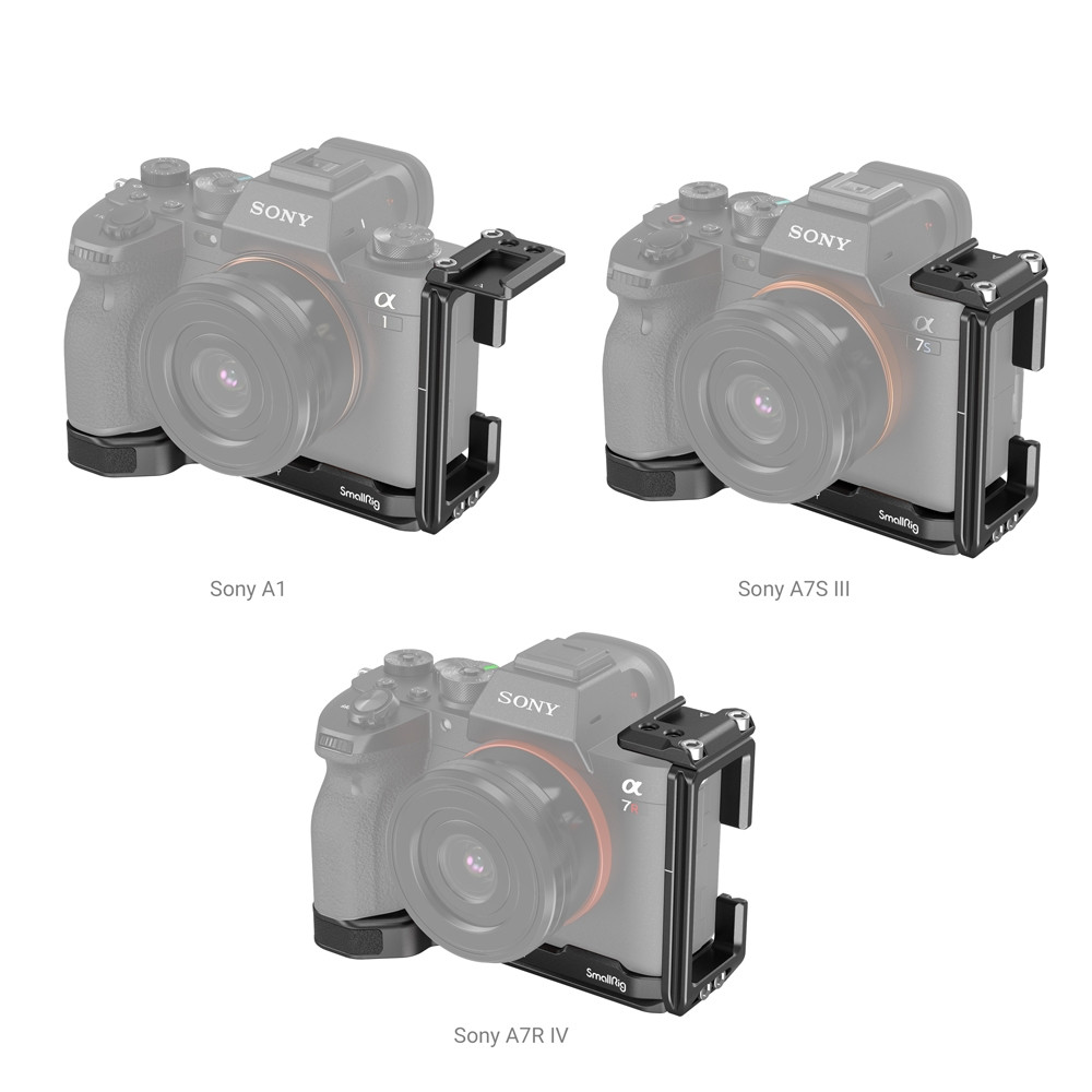 SmallRig L Bracket for Sony Alpha 1＆Alpha 7S III＆Alpha 7R IV＆Alpha 9 II 3207