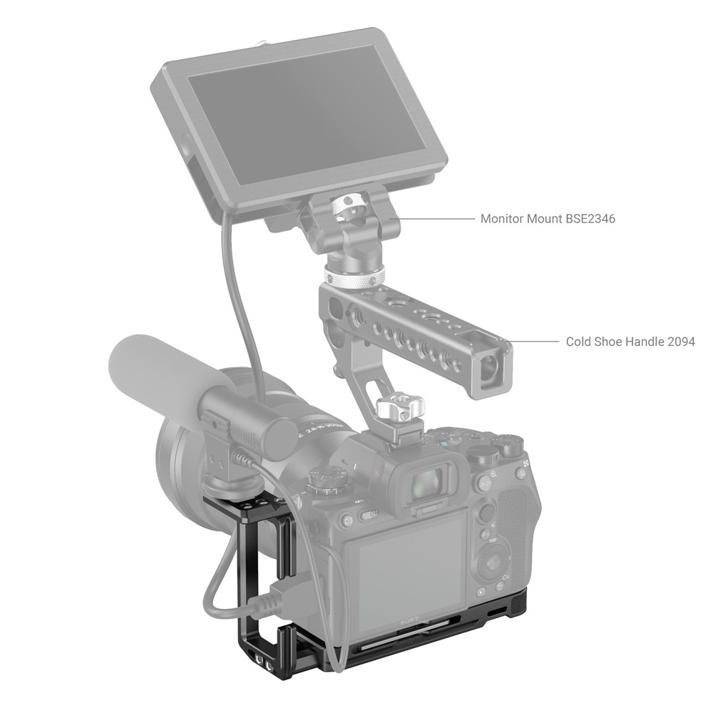 SmallRig L Bracket for Sony Alpha 1＆Alpha 7S III＆Alpha 7R IV＆Alpha 9 II 3207