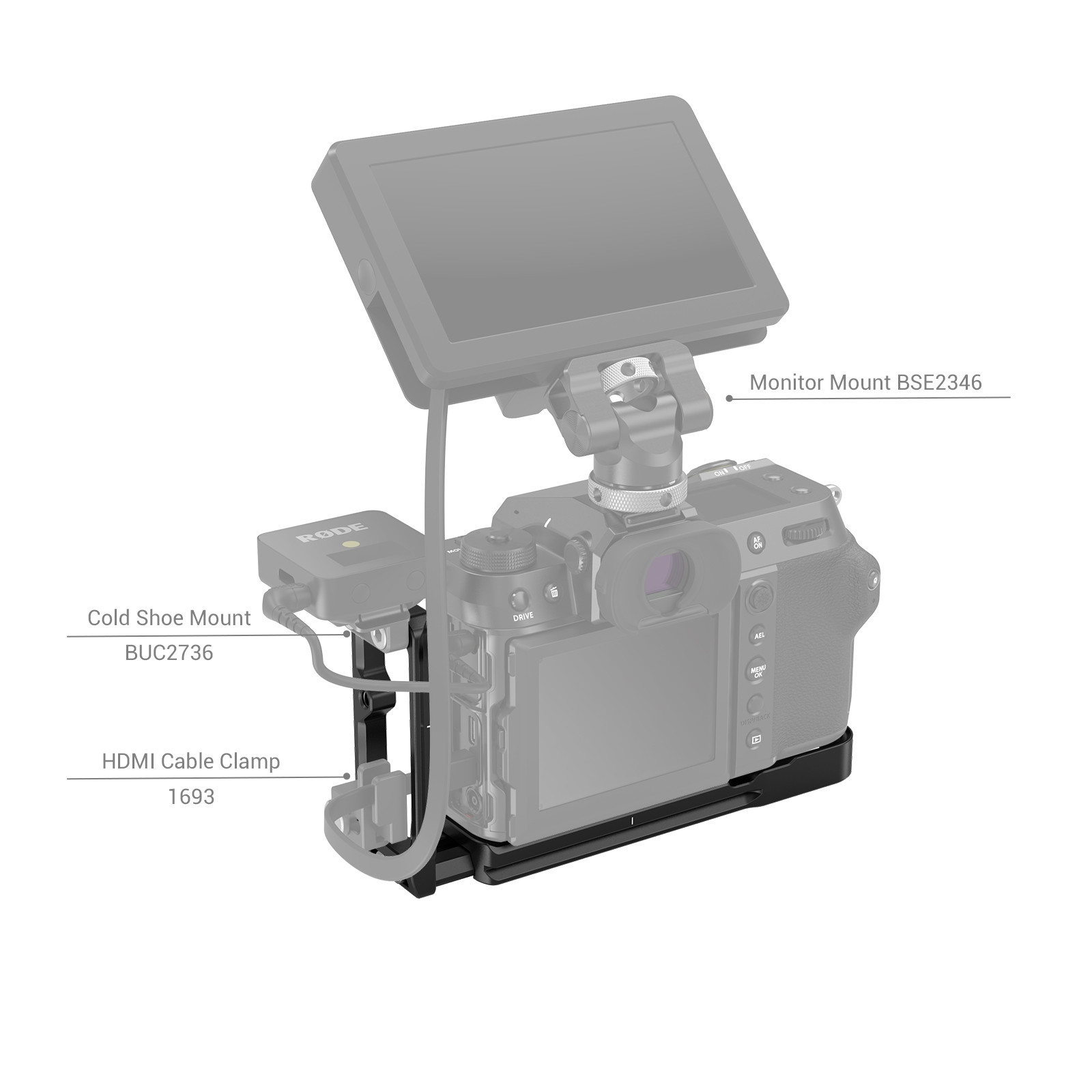 SmallRig L Bracket for Fujifilm GFX 100S and GFX 50S II Camera 3232