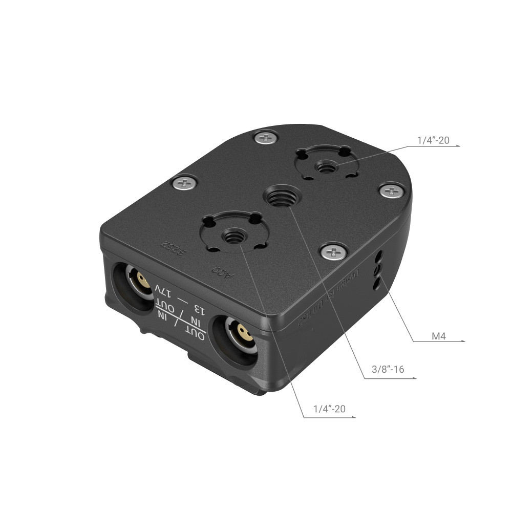 商品画像：SmallRig Power Supply Base Plate for DJI RS 2/RS 3 Pro 2