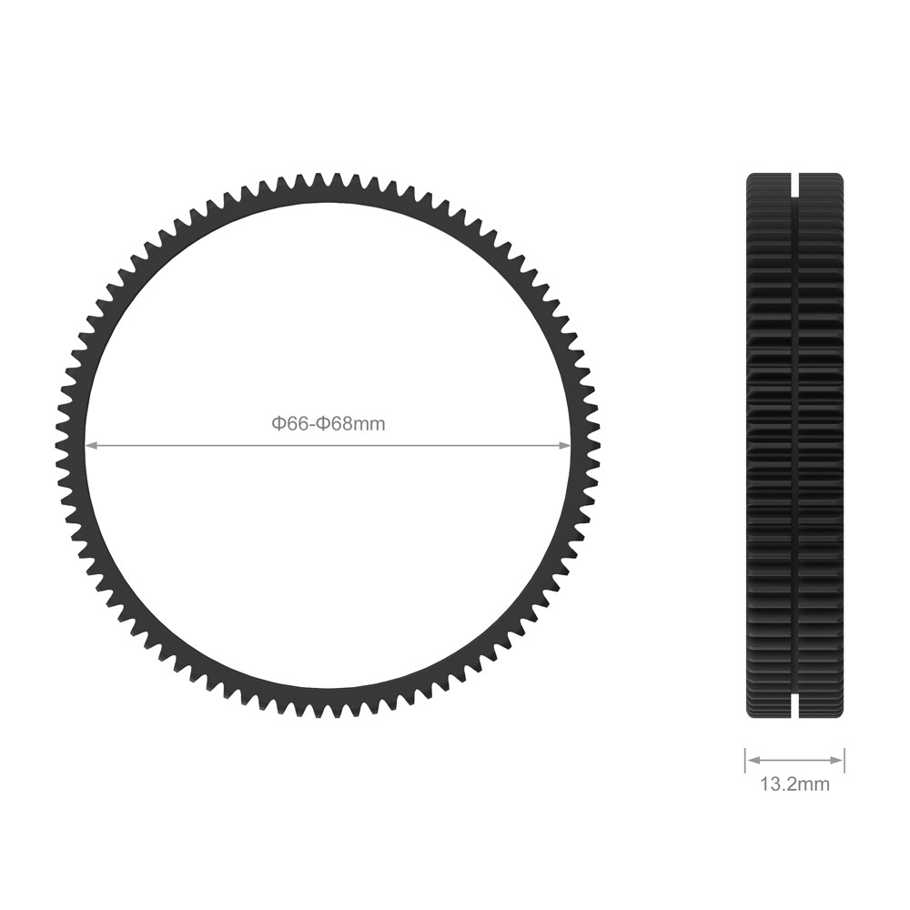 SmallRig Φ66-Φ68 Seamless Focus Gear Ring 3292