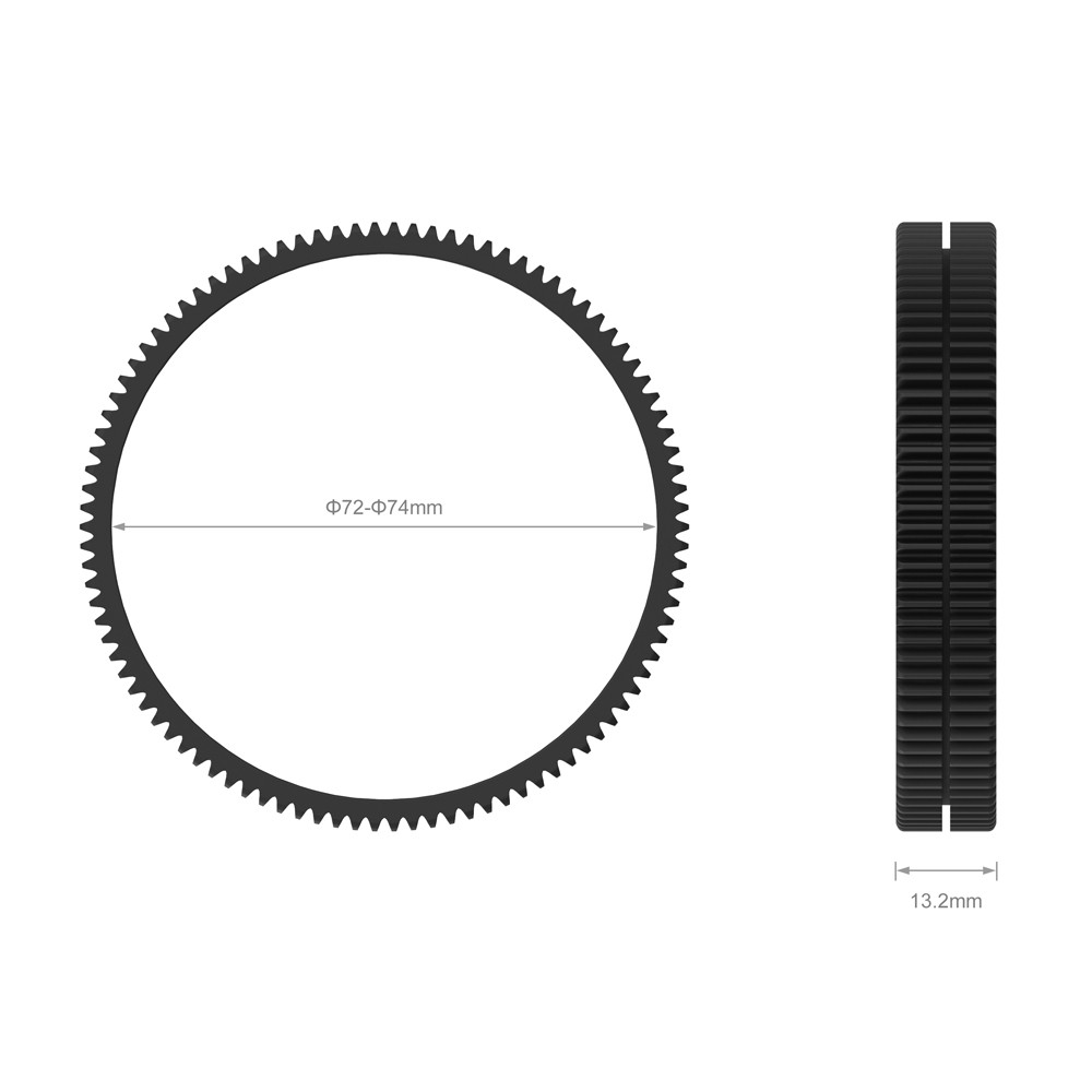 SmallRig Φ72-Φ74 Seamless Focus Gear Ring 3293
