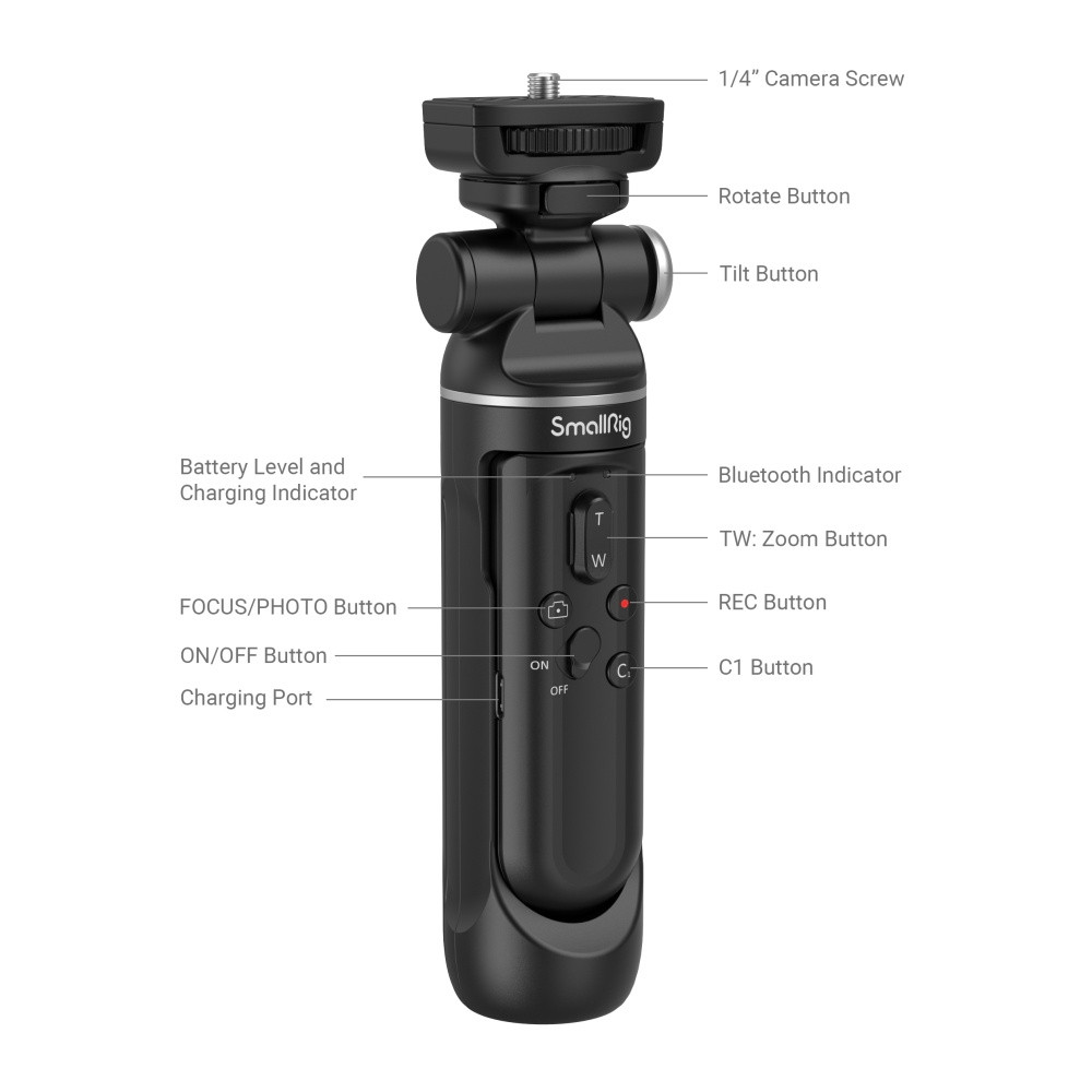 SmallRig SR-RG1 Wireless Shooting Grip 3326