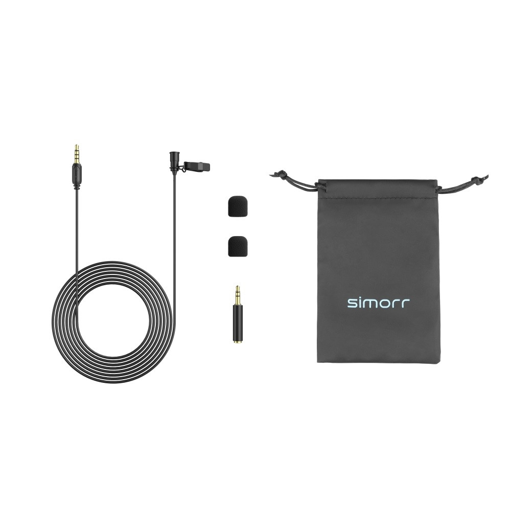 SmallRig Wave L1  3.5mm Lavalier Microphone   3388B   (Black)