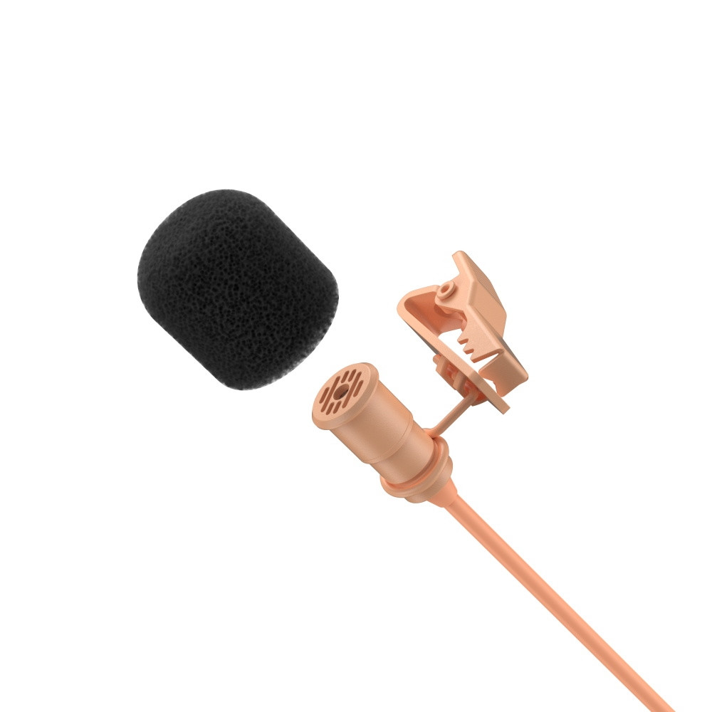 simorr Wave L1  3.5mm Lavalier Microphone（Cantaloupe）3389
