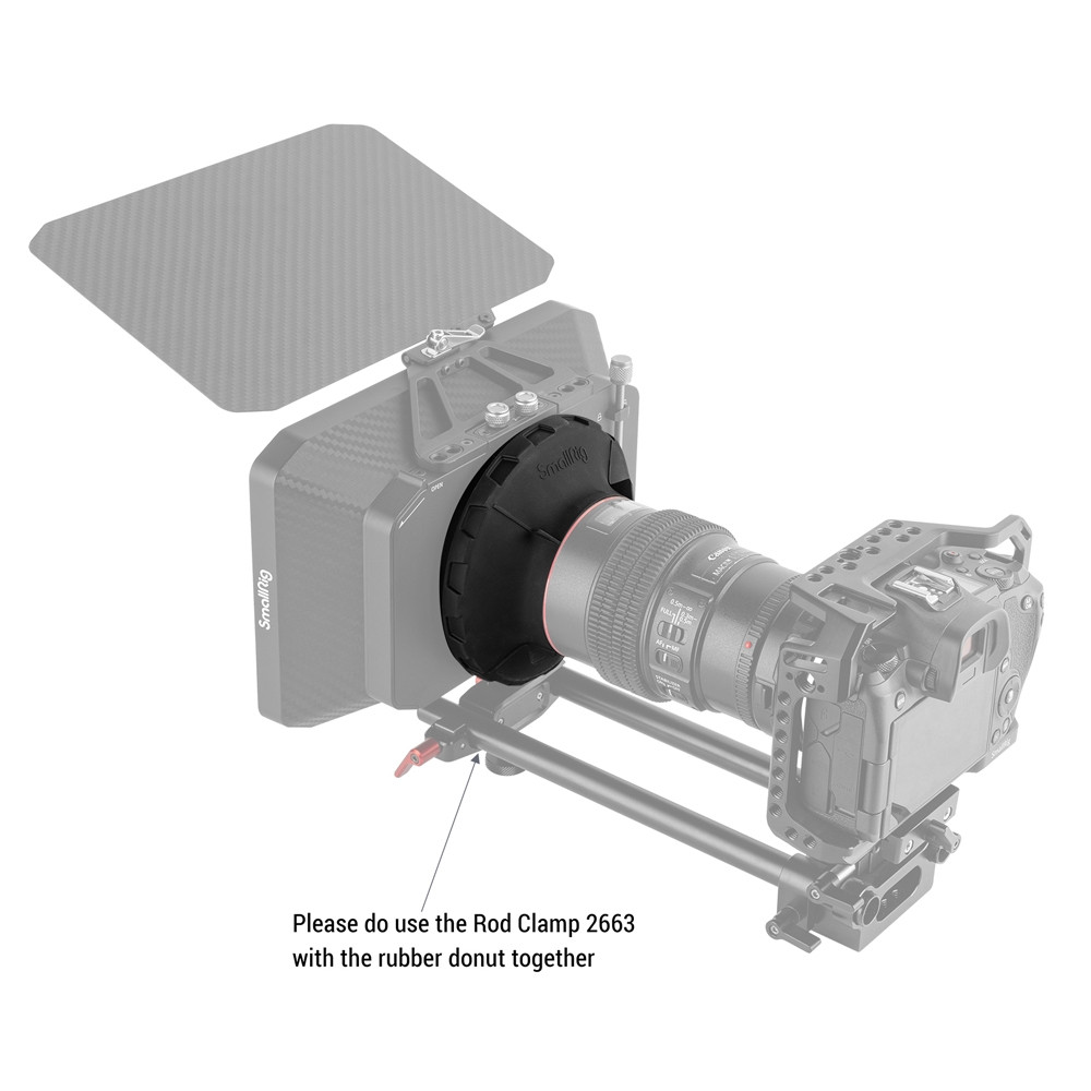 SmallRig Silicone Donut with 114mm Rear Opening for Matte Box 3409