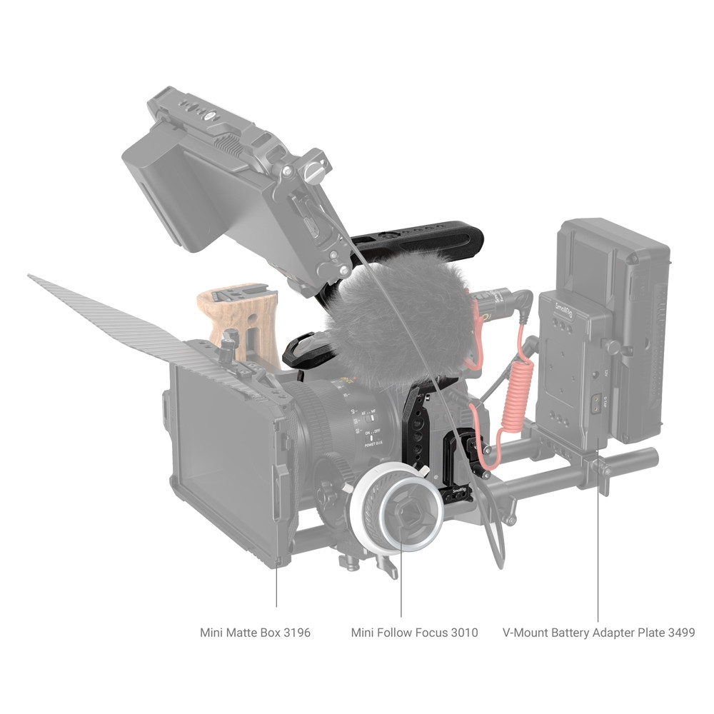 SmallRig “Black Mamba” Series Cage Kit for Panasonic LUMIX GH6 3441