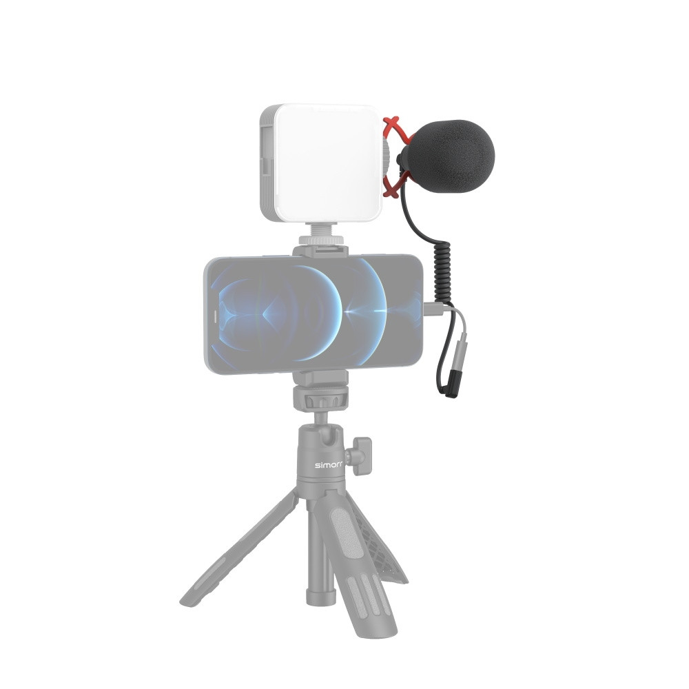simorr Wave S1 Lite Compact On-Camera Microphone   3452