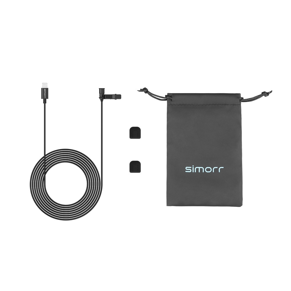 SmallRig Wave L3 Lightning Lavalier Microphone 3453B Black