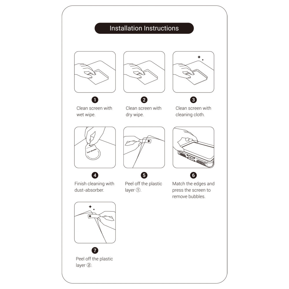 SmallRig Atomos Shinobi 7 Screen Protector 3455