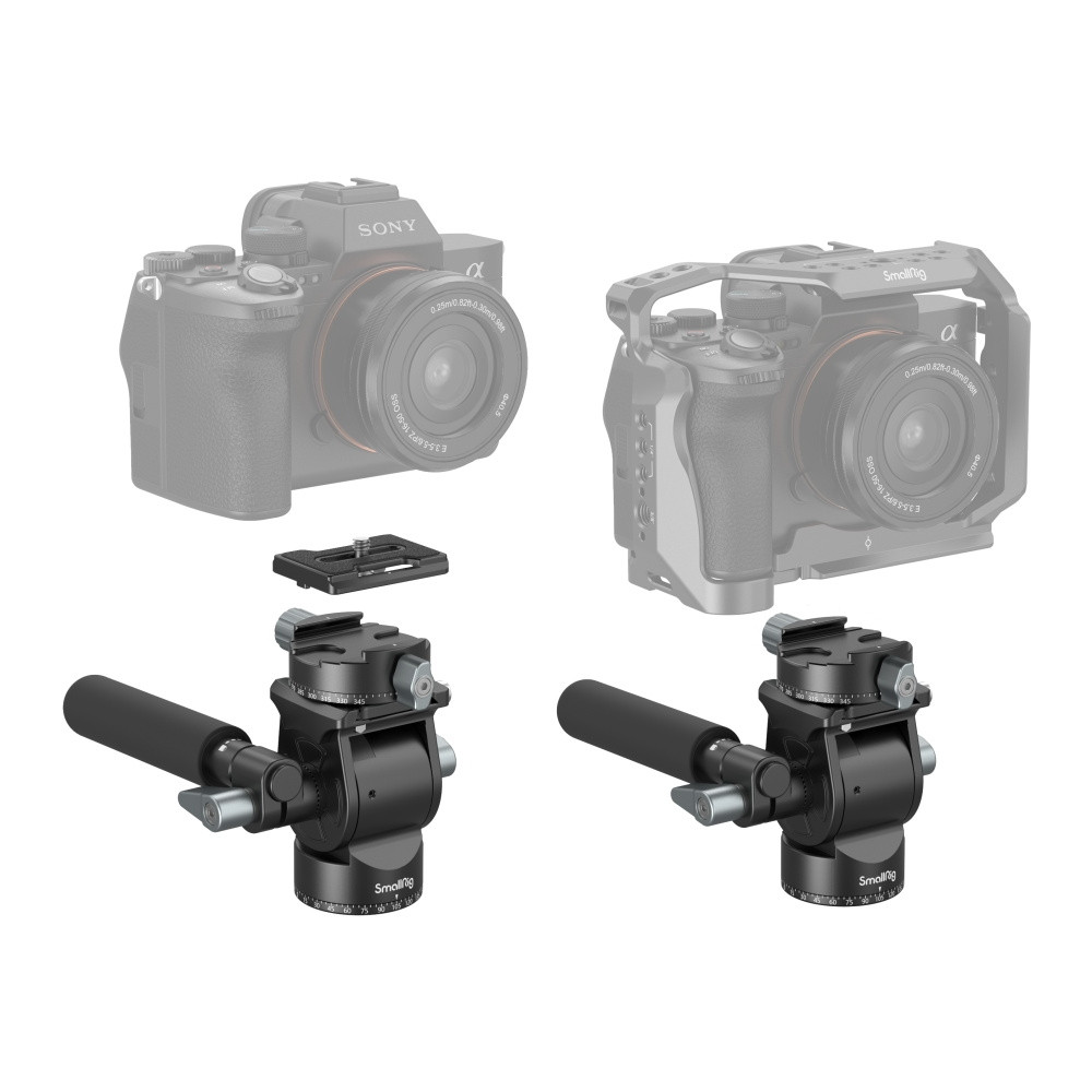 SmallRig Lightweight Fluid Video Head 3457B