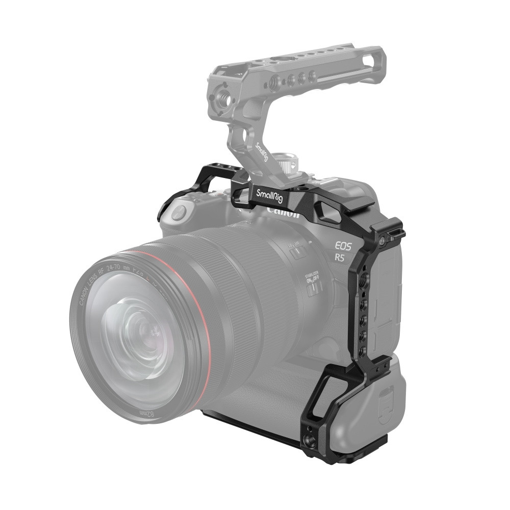 SmallRig Camera Cage for EOS R5/R6/R5 C with BG-R10 Battery Grip 3464