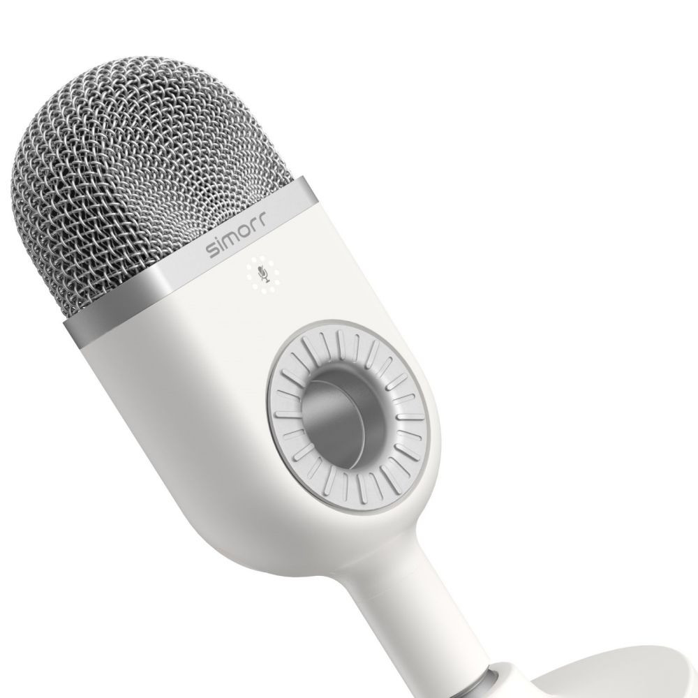 simorr Wave U1 USB Condenser Microphone(White) 3492