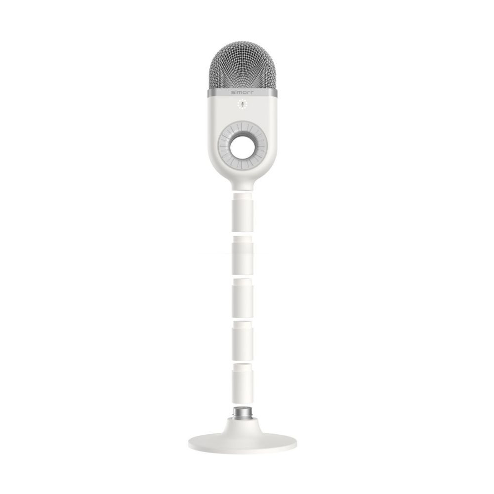 simorr Wave U1 USB Condenser Microphone(White) 3492