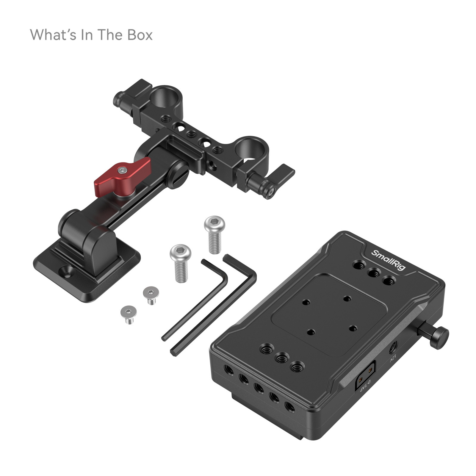 SmallRig V Mount Battery Adapter Plate (Basic Version) with Extension Arm 3499B