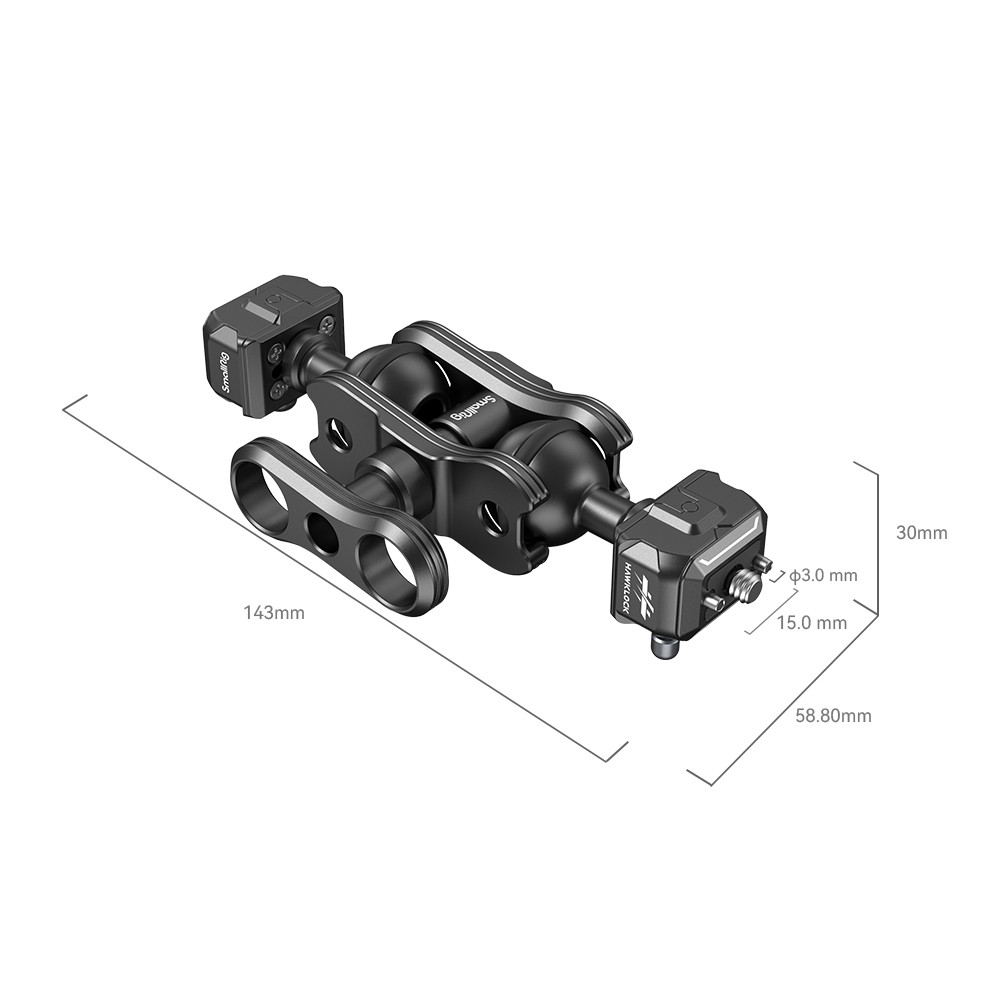 SmallRig Drop-in HawkLock mini Magic Arm with Quick Release Ball Head 3515C