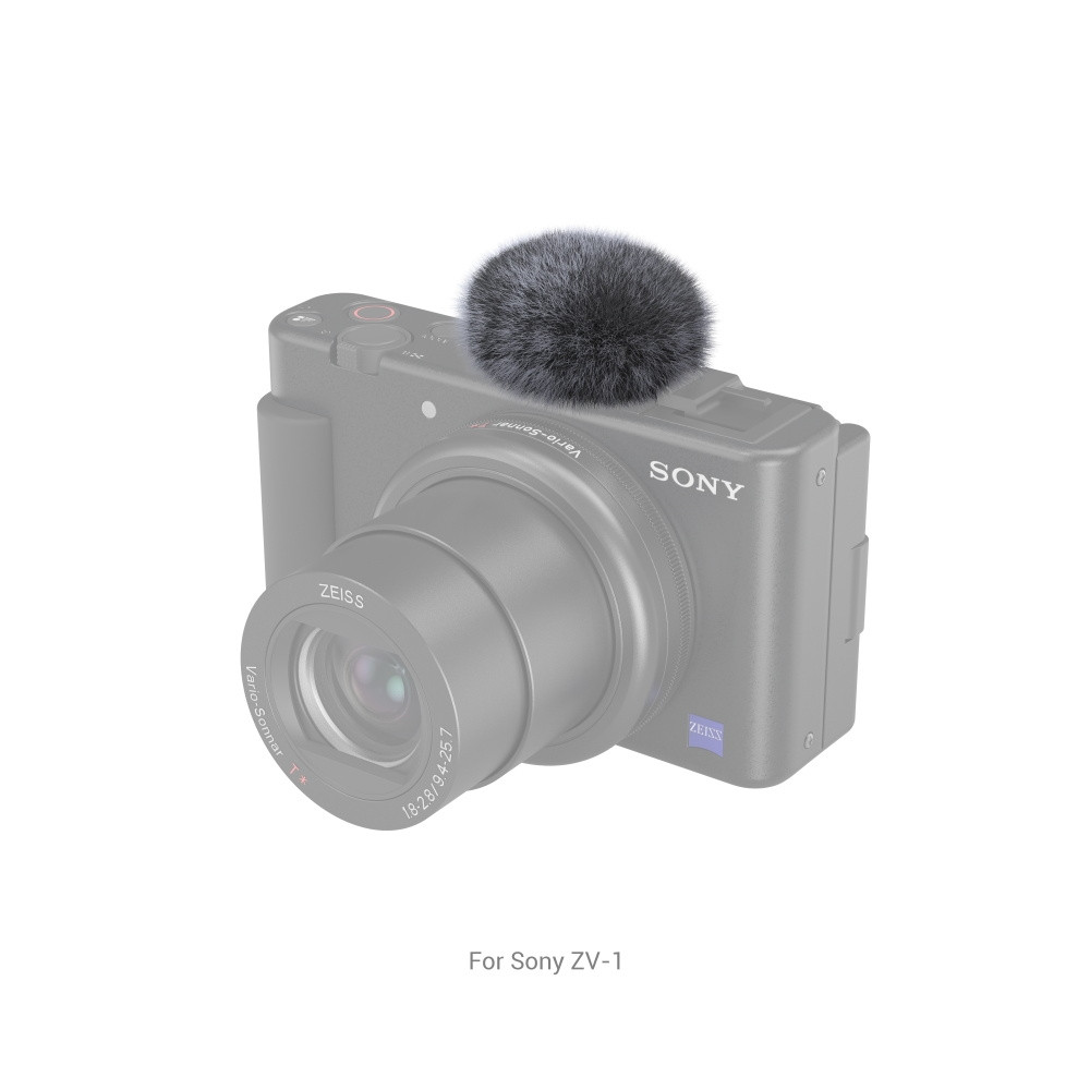 SmallRig Windshield for Sony ZV-1F / ZV-E10 / ZV-1（Gray）3529