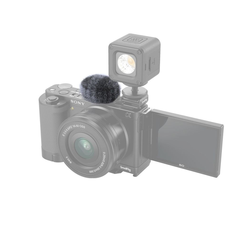 SmallRig Windshield for Sony ZV-1F / ZV-E10 / ZV-1（Gray）3529