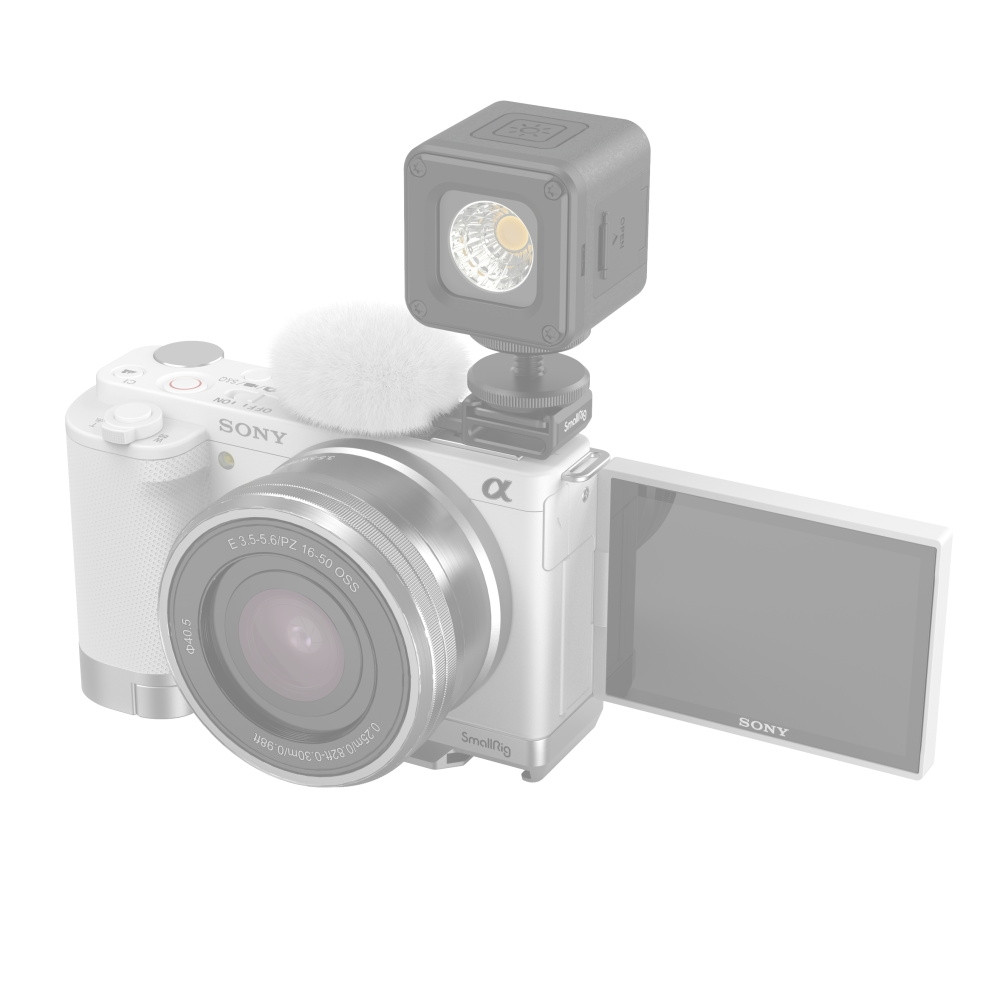 SmallRig Windshield for Sony ZV-1F / ZV-E10 / ZV-1（White）3530