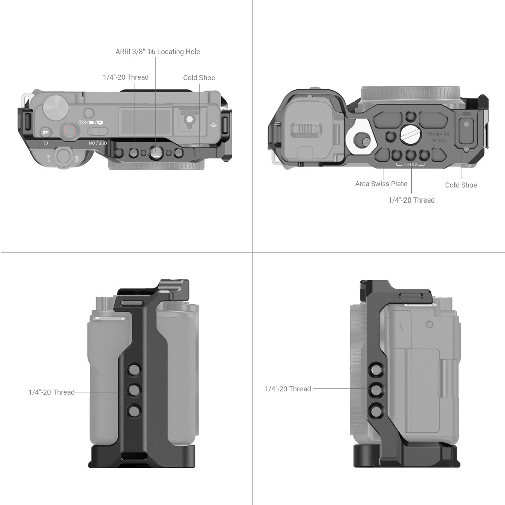 SmallRig Cage for Sony ZV-E10 3531B