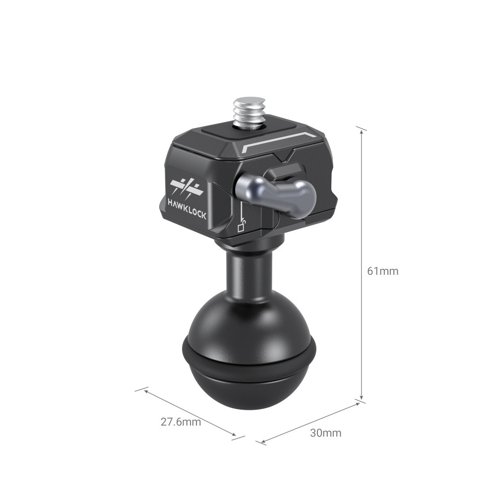 SmallRig Drop-in HawkLock mini Quick Release 1/4”-20 Ball Head 3600