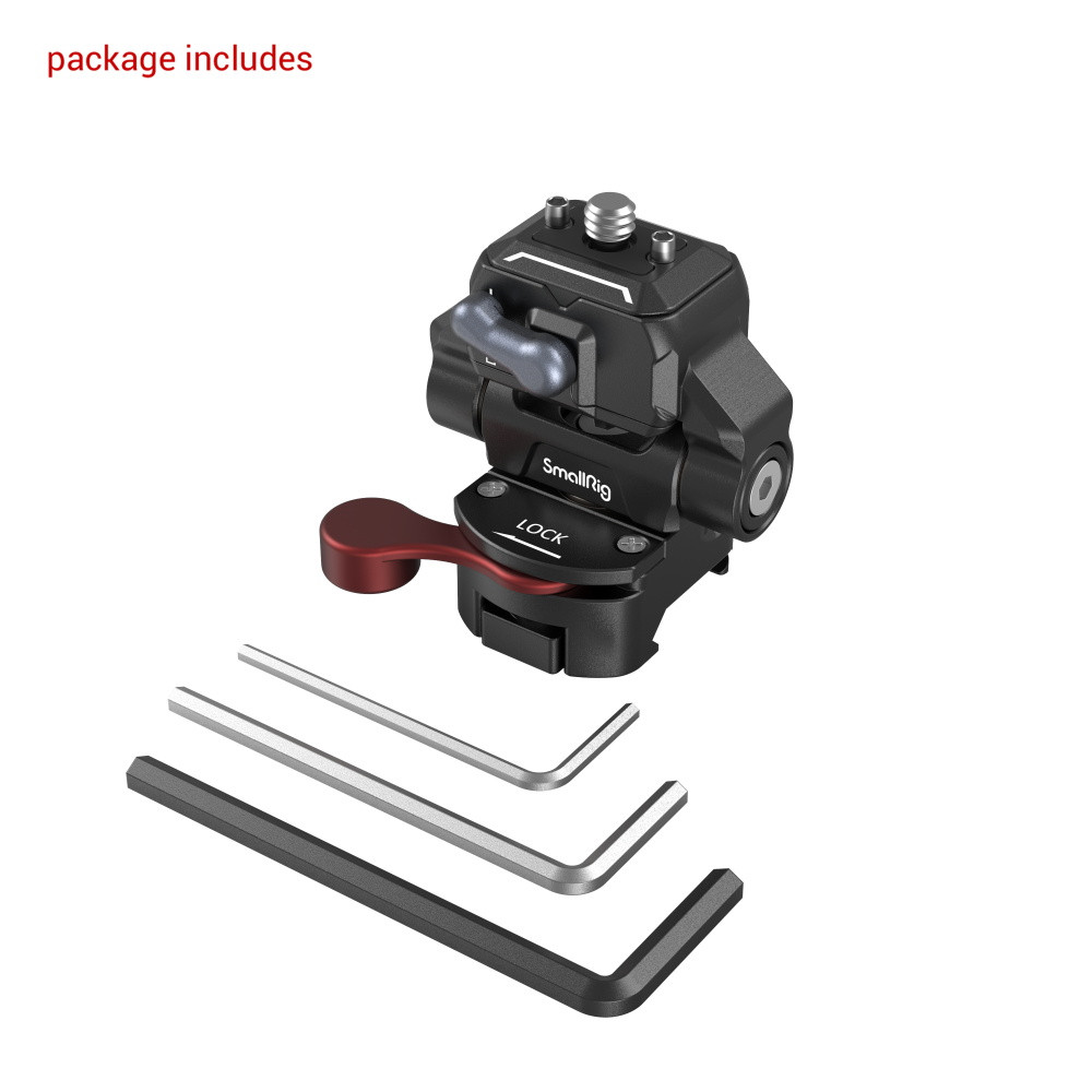 SmallRig Drop-in HawkLock mini Quick Release Monitor Mount with NATO Clamp 3601C