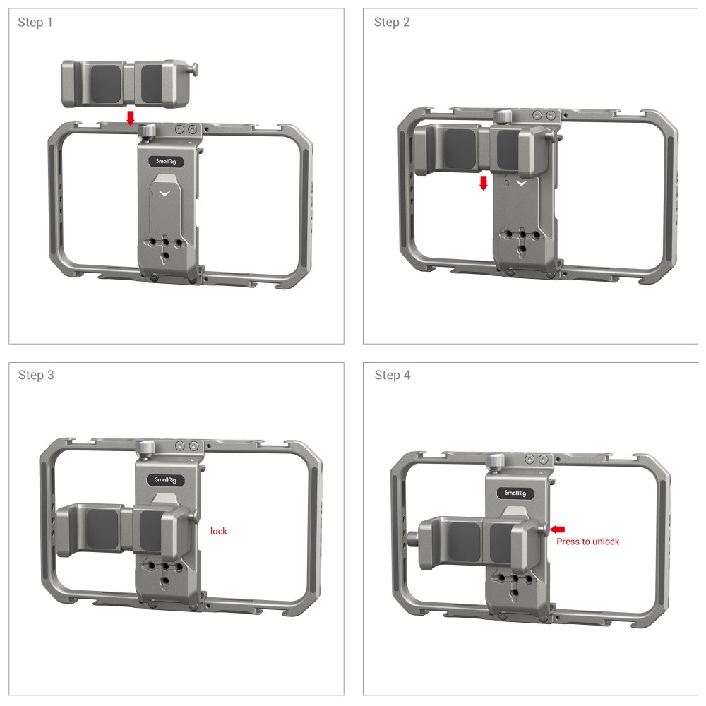 SmallRig Universal Lite Video Kit for iPhone Series 3611