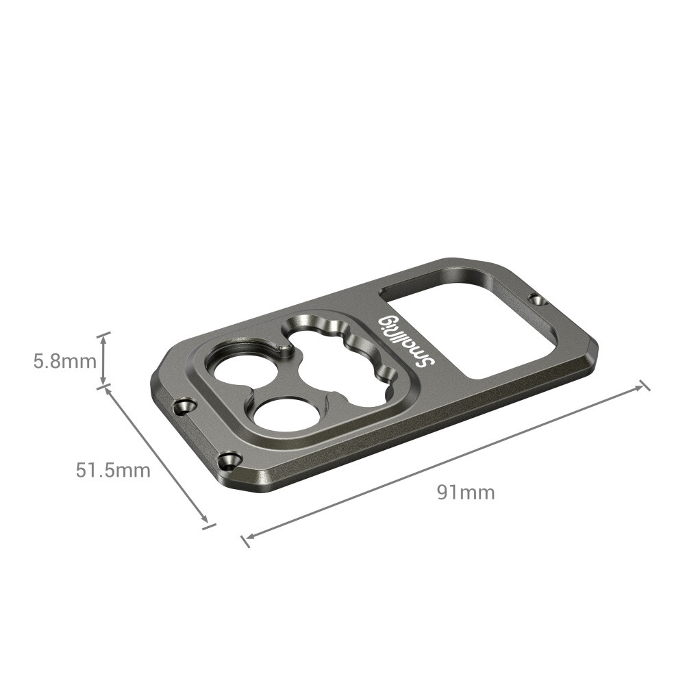 SmallRig 17mm threaded lens backplane for iPhone 13 Pro Max cage 3634